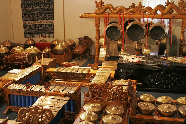 Alat musik Gamelan Kyai Cipinang Muara